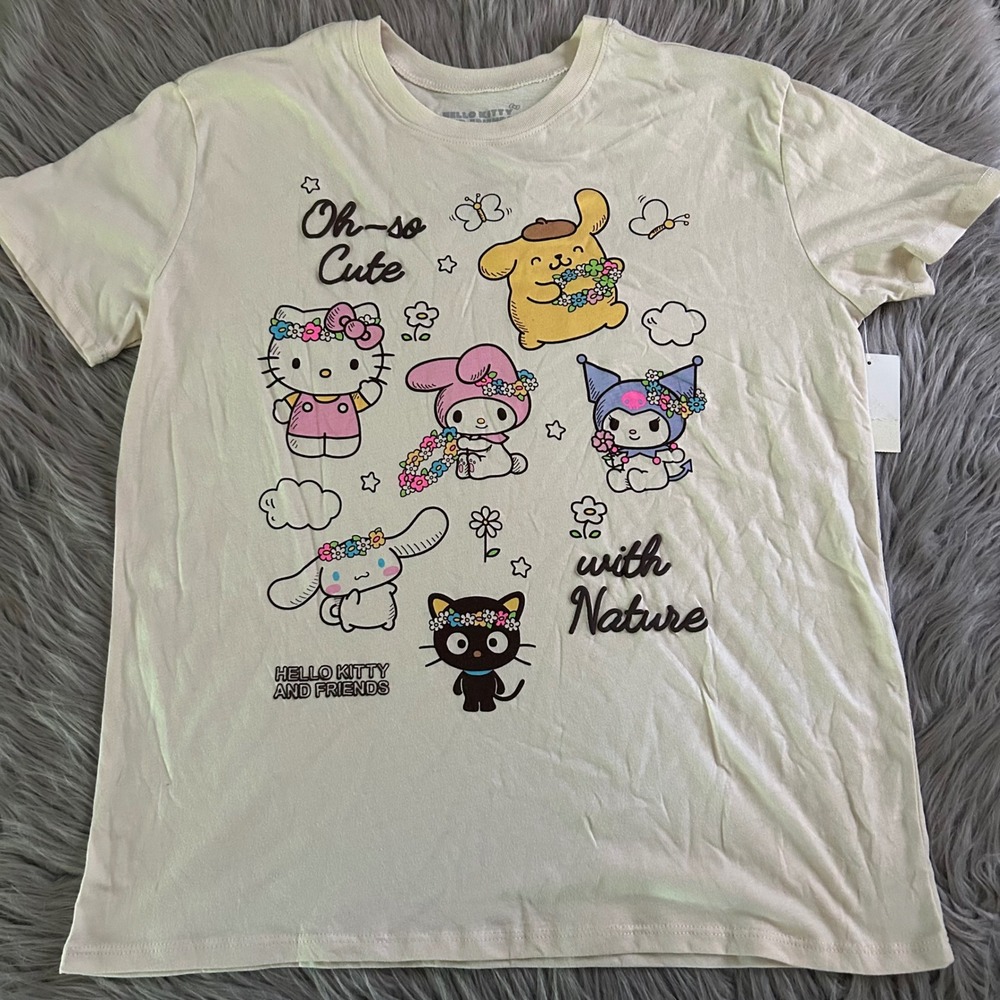 Hello Kitty And Friends By Sanrio T-Shirt Womens Size Small 4-6 Short Sleeve Tee